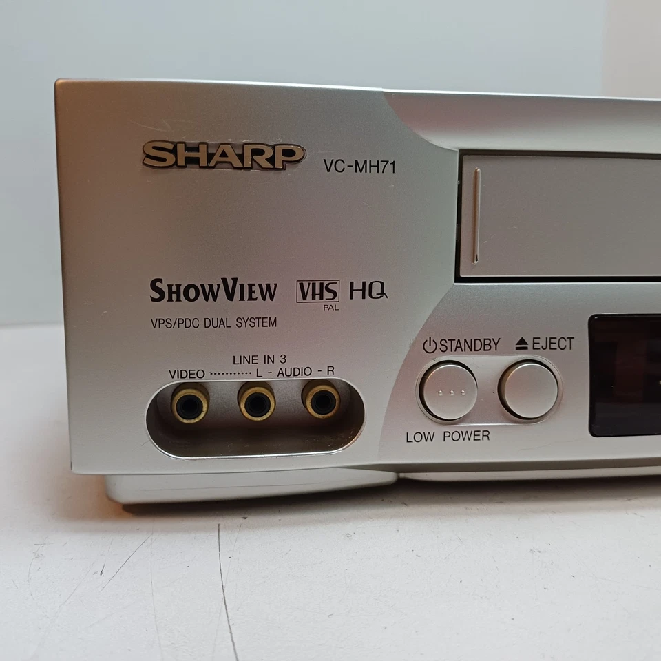 Sharp VC-MH71 Video-Recorder TESTED VHS-HQ PAL  NTSC-Playback VCR VPS/PDC 4-Head - Photo 4/4