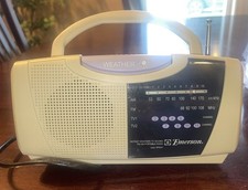 Emerson RP6247 Instant Weather TV Sound FM AM Portable Radio Vintage Tested Work