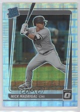 2021 Panini Donruss Optic Rated Rookie Pandora Prizm 13/99 Nick Madrigal #49 uk2