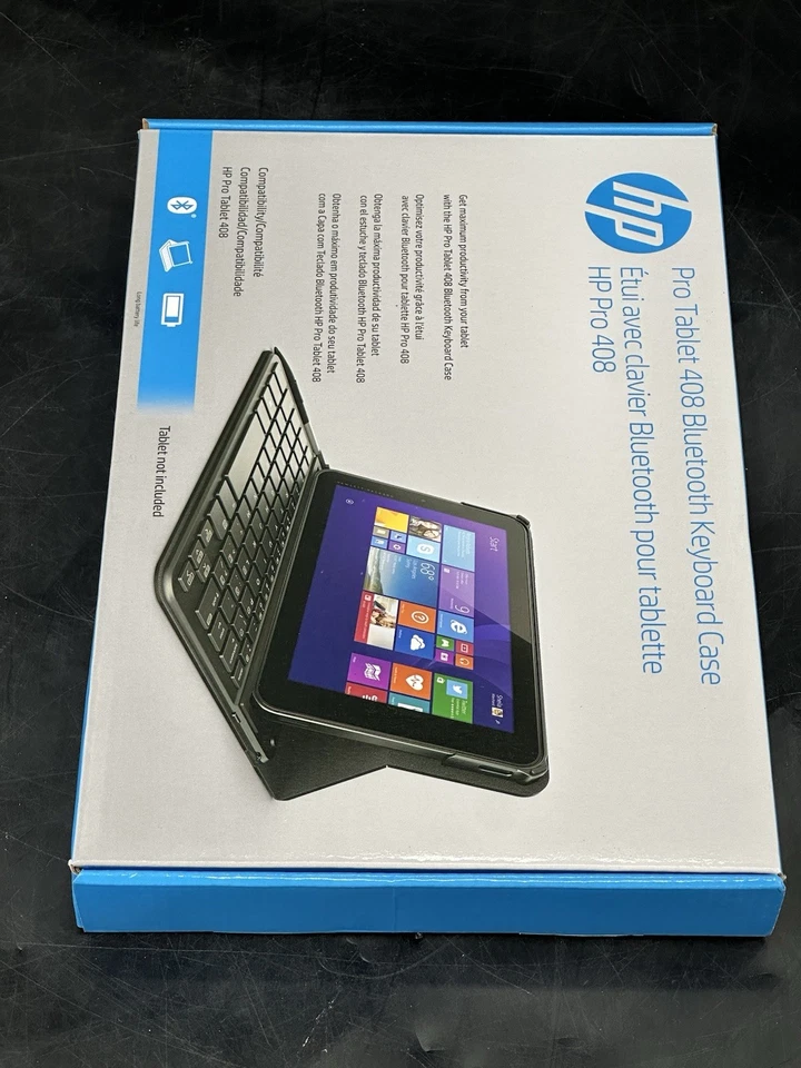 NIB HP Pro Tablet 408 Bluetooth Keyboard Case - Image 3 of 4