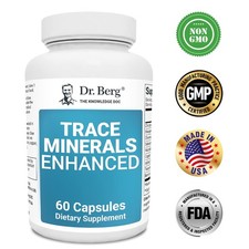 Dr. Berg Trace Minerals Enhanced Complex - 70 Nutrients,Energy  Immune Support