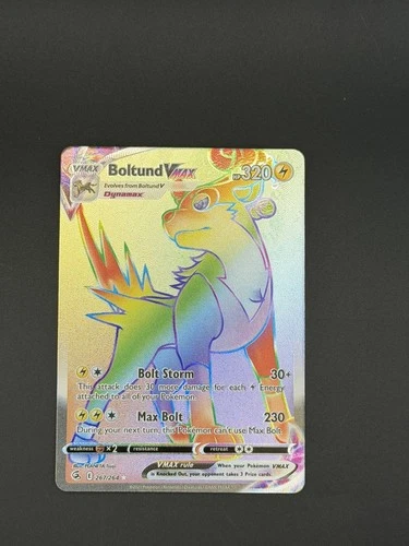 Boltund VMAX 267/264 Secret Rare Pokemon TCG Fusion Strike LP