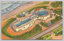 Aerial View of Marine Studios Marineland Florida Postcard