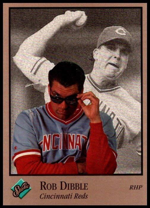 1992 Rob Dibble Studio BASEBALL #22 Cincinnati Reds