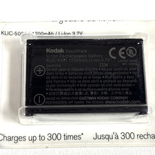 Kodak KLIC-5001 Li-ion SINGLE Battery Pack 3.7 Volts 1700 mAh for Easy Share