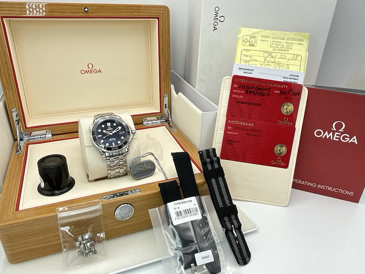 OMEGA Ω Seamaster Pro. 212.30.41.20.01.003 SS Automatic DeepBlack