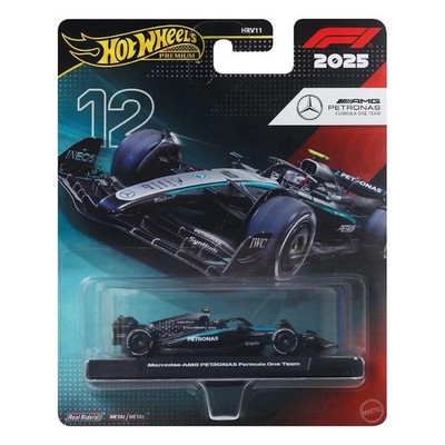 Hot Wheels Premium F1 2025 Mercedes-AMG Petronas F1 Team #12 Kimi Antonelli New