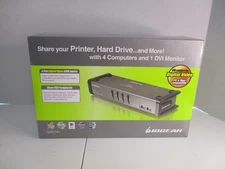 IOGEAR GCS1764 MINIVIEW 4-PORT DVI KVM & PERIPHERAL SWITCH W/ AUDIO