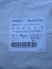 LOT OF 12 - MEL-01197 exp 01/ 2026  Large Body Neutral Pad w/Cord 1pc  BRAND NEW