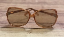 Vintage Corning 2131S Tortoise Oval Sunglasses Frames Preowned HTF Read