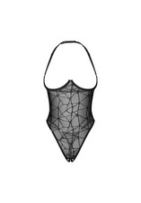 Obsessive Olianna Black Open Cup Open Gusset Teddy Sheer Women's Lingerie NWT