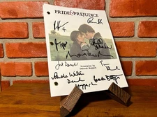Pride and Prejudice Movie Signed Autographed Script Reprint Cast Signed