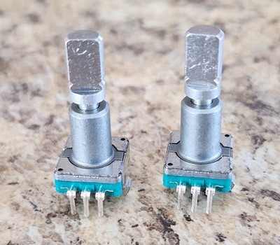 Lot of 2 ALPS EC11 Rotary Encoder Audio Switch 30 Positioning - Toyota 22.5mm