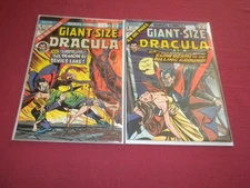 BX20 Giant-Size Dracula 3,4 marvel 1974-1975 bronze age comic book lot SEE STORE
