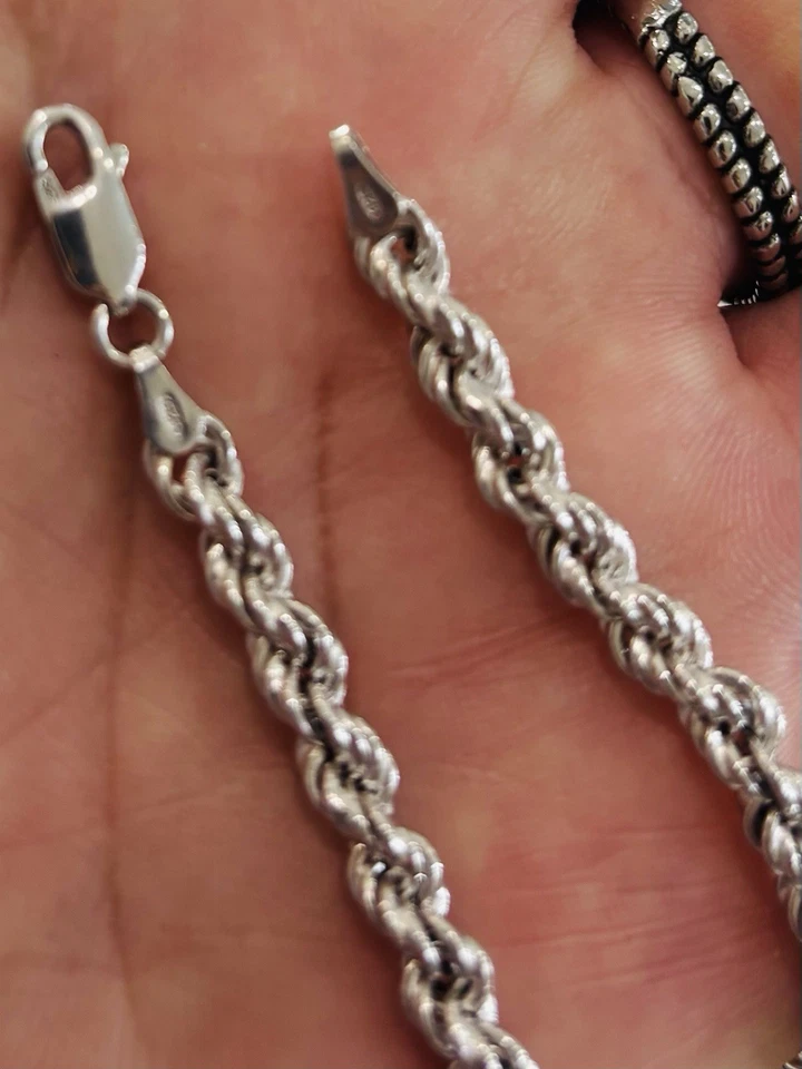 collana argento 925 Maglia Funetta - Immagine 4 di 4