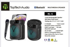 Fully Powered 700 Watts Bluetooth Portable Multimedia Speaker - FREE MICROPHONE
