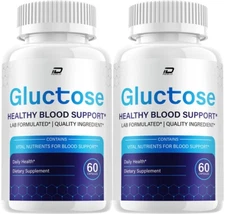 (2Pack) Gluctose Capsules – Gluctose Pills Advanced Supplement, All Natural
