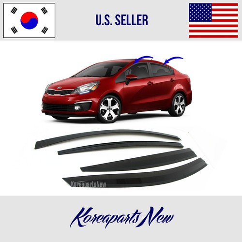 Pezmenn 4 Deflectores De Visera De Ventana Compatibles Con Kia Forte Sedan 2019 2023 - Foto 6