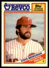 1988 TOPPS REVCO LEAGUE LEADERS - #11 STEVE BEDROSIAN PHILADELPHIA PHILLIES