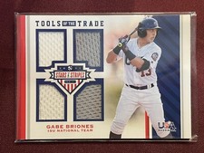 2017 Panini USA Baseball Stars & Stripes Tools of the Trade /199 Gabe Briones
