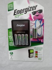 Energizer NiMH Battery Charger 4 AA and 2 AAA Rechargeable Batteries Kit