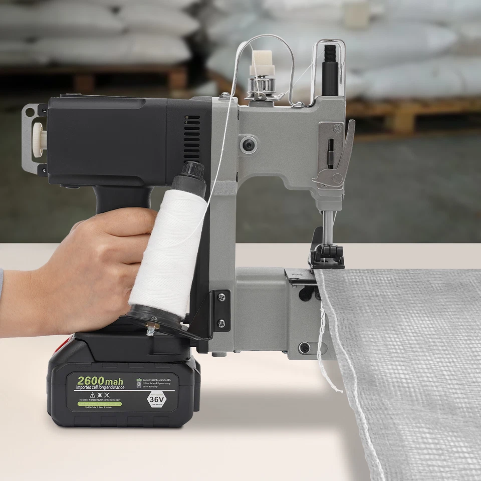 Máquina de cierre de bolsas, máquina de coser de bolsas, máquina de cierre de bolsas portátil Foto 4 de 4