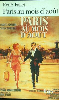 PARIS AU MOIS D'AOUT FALLET RENE' FOLIO 2004  BROSSURA