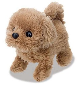 Akachan Series Baby Toy Poodle Dog Puppy Brown Stuffed Toy Plush