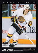 1993 Pinnacle  #308 Gino Odjick Vancouver Canucks
