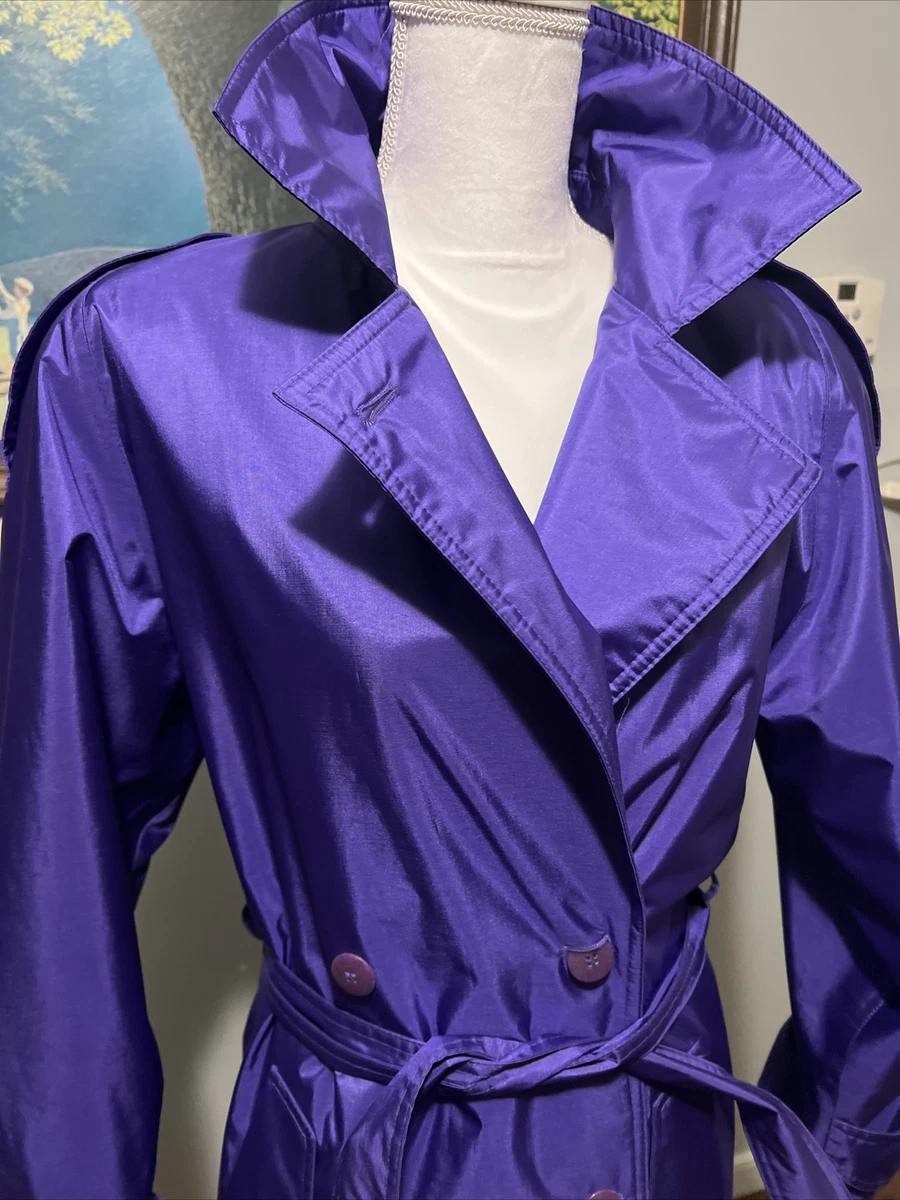 Purple petite coat sale