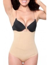 Fullness Body Shaper High Waist Tummy Control Waist Cincher Girdle Thong Panty