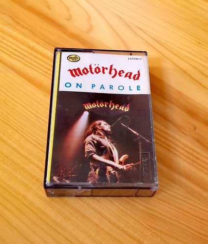 Motorhead On Parole Cassette Tape Album Spanish Pressing
