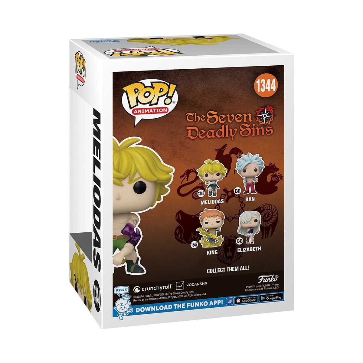Thumbnail - Funko Pop The Seven Deadly Sins - Meliodas Demon Mode Px Previews