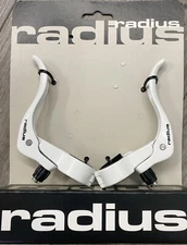 RADIUS Bicycle Bike Brake Lever Set 24mm Top Mount, White