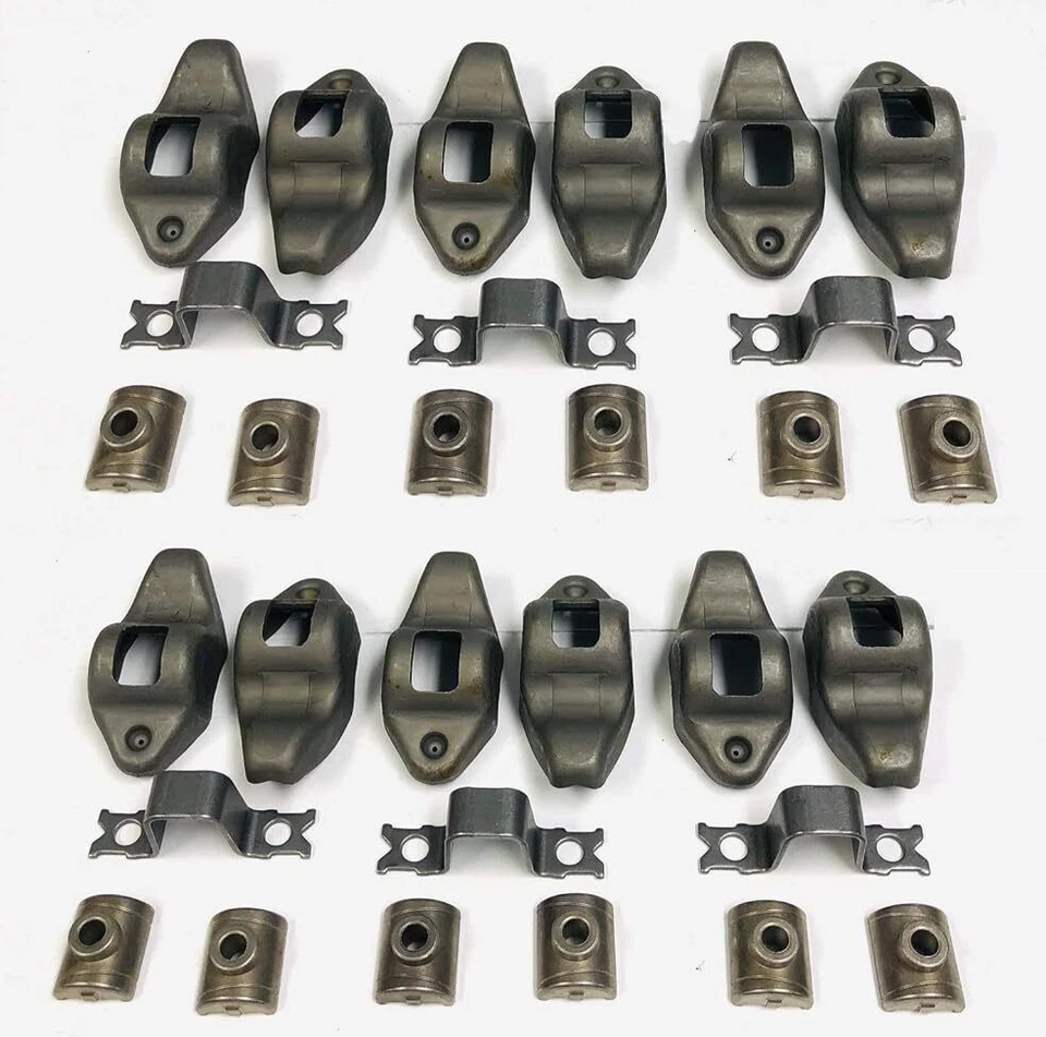 Juego de brazos + correas + fulcrums ROCKERS para Jeep AMC 1973-1982 3,8 L 4,2 L 258 Foto 3 de 4