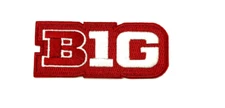 INDIANA HOOSIERS BIG TEN WHITE JERSEY PATCH NCAA COLLEGE FOOTBALL  BASKETBALL 