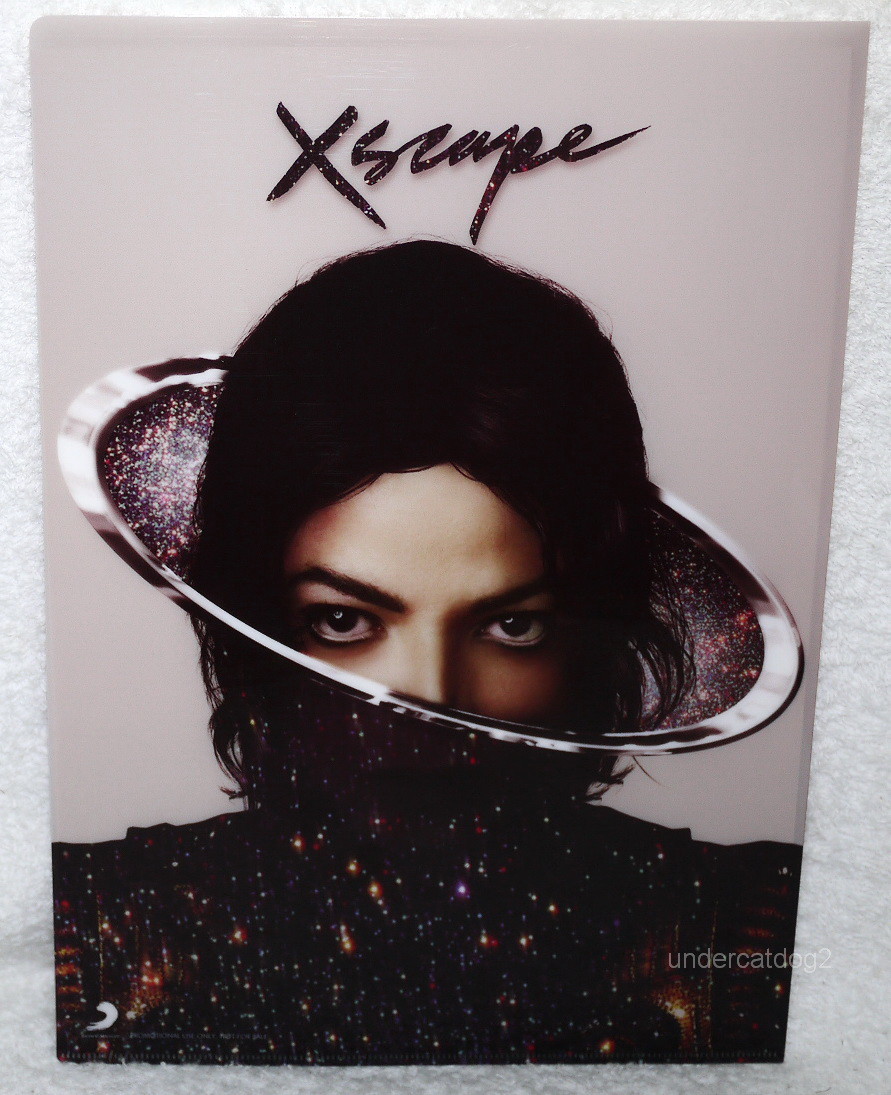 Michael Jackson Xscape 2014 Taiwan Promo Folder (Clear File) | eBay