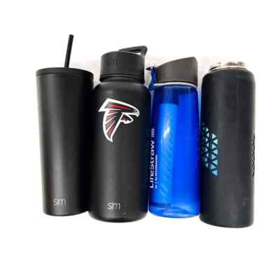 Lot De 4 Bouteilles D'eau Simple Modern & LifeStraw - Hydratation Extérieure