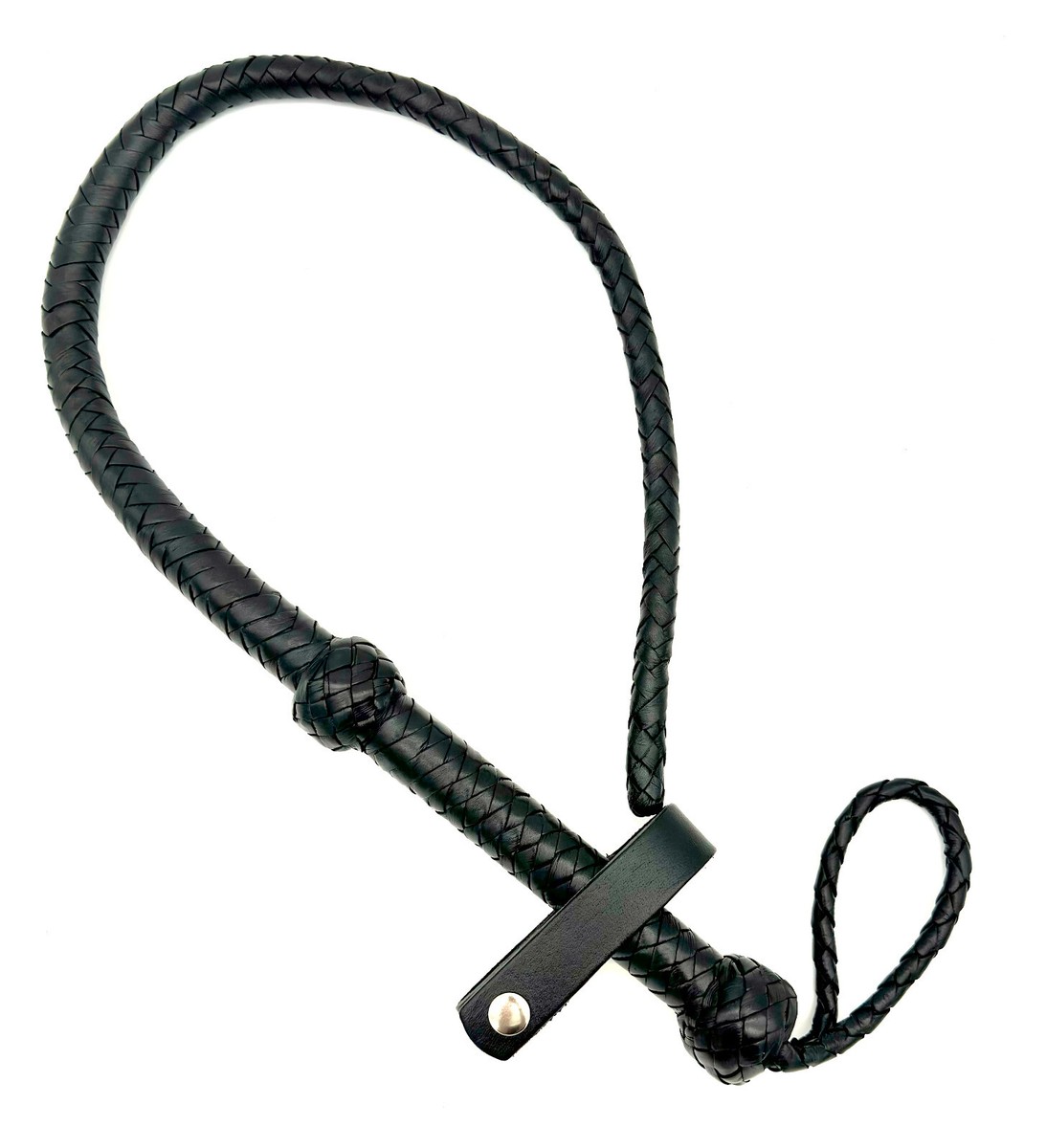 Leder Peitsche 35 Stränge BLACK