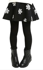 BRAND NEW. Girls Warm Winter Tights Medium Size 4 to 6 Black