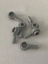 LEGO Parts 32828 (6pcs) Bar 1L With 1x1 Round Plate With Hollow Stud