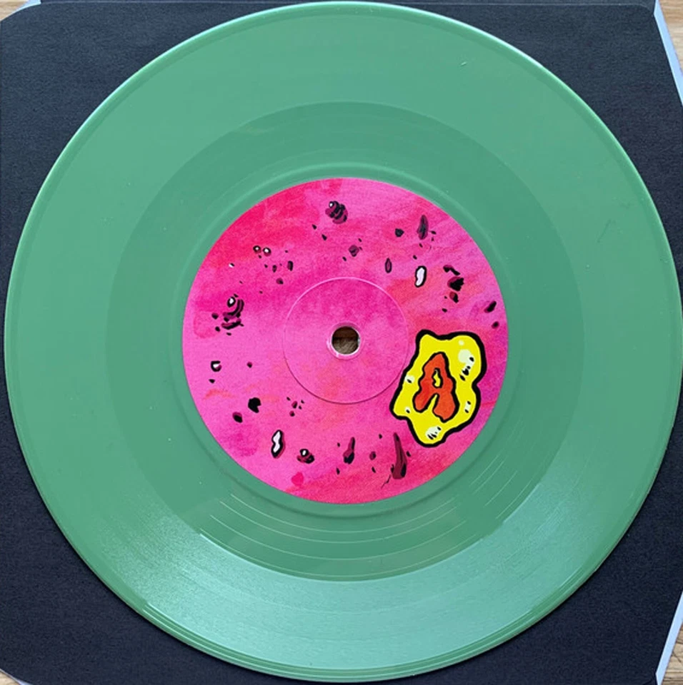 LOVELY EGGS 7" Still Second Rate GREEN MARBLED VINYL Mint Unplayed w/ Inner - Image 4 of 4