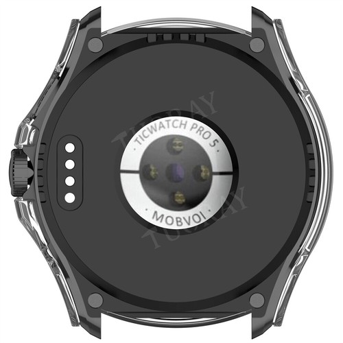 Verre Trempé + Housse Etui pour Ticwatch Pro 5 Enduro Smart Watch Coque de Protection - Photo 24/59