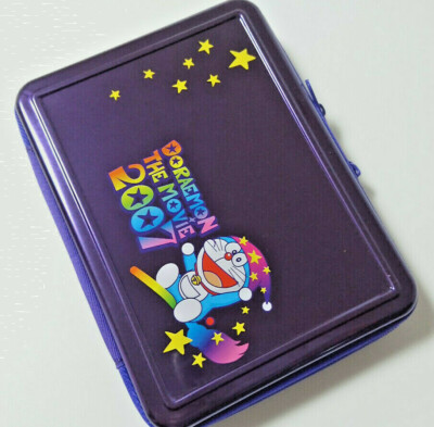 DORAEMON THE MOVIE 2007 Towel Can Case Purple BANPRESTO 