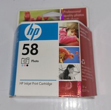 HP 58 Photo Inkjet Print Cartridge Original Official Genuine Expired