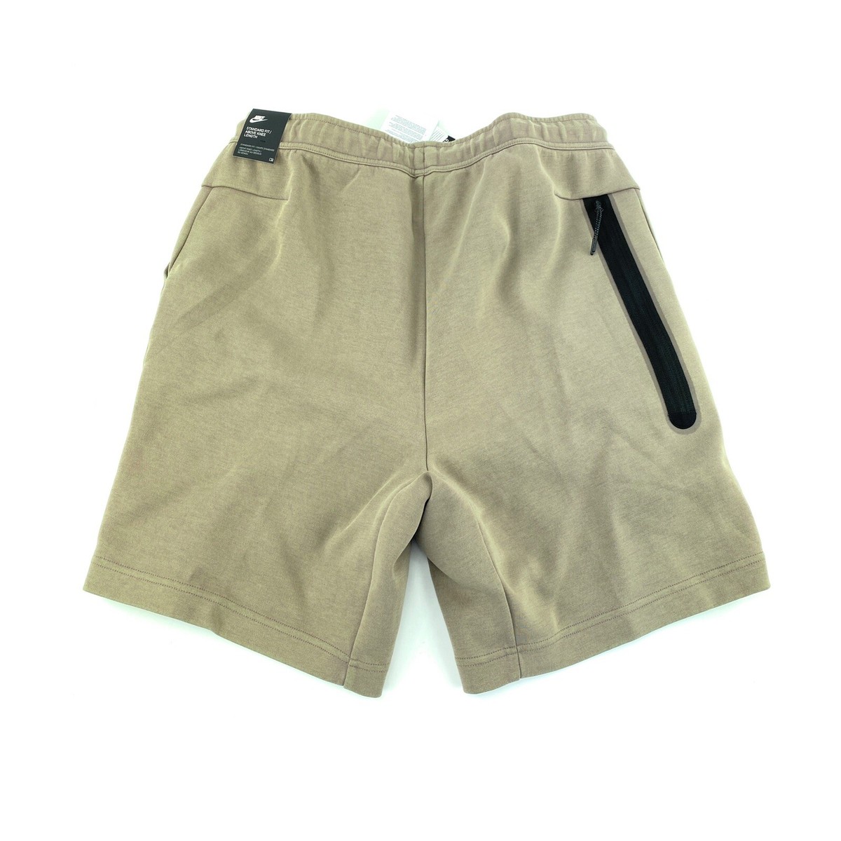 Nike Men's Sportswear Tech Fleece Washed Brown Shorts CZ9912-229