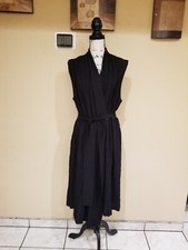 Part & Parcel Black Sleeveless Tie Wrap Dress Plus Size 1X