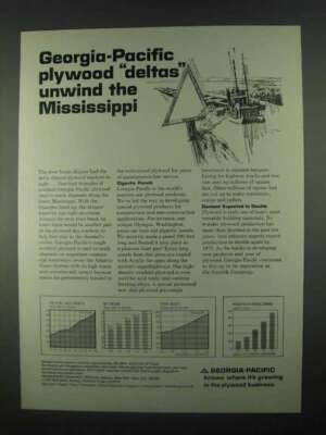 1967 Georgia-Pacific Ad - Plywood Deltas Mississippi