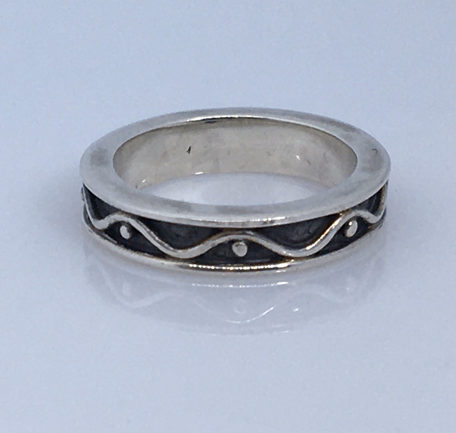 925 Sterling Silver Stackable Band Ring Size 6 Je… - image 7