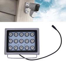 30W 12V IR Infrared Illuminator Lamp Night Vision Security Floodlight For CCTV